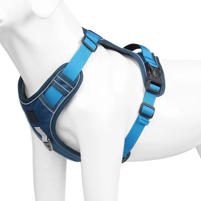Heavy-Duty Tactical Dog Vest Harness | No-Pull Control & Quick-Release Buckles