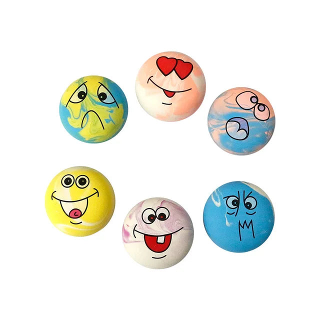 6-Pack Latex Dog Squeaky Balls | Non-Toxic Chew Toys for Puppies & Small Dogs