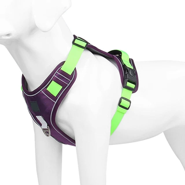 Heavy-Duty Tactical Dog Vest Harness | No-Pull Control & Quick-Release Buckles