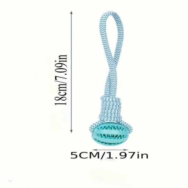 Durable Cotton Braided Rope Dog Toy | Tug, Fetch & Chew for Small/Medium Dogs