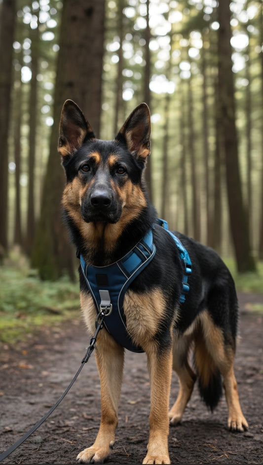Heavy-Duty Tactical Dog Vest Harness | No-Pull Control & Quick-Release Buckles
