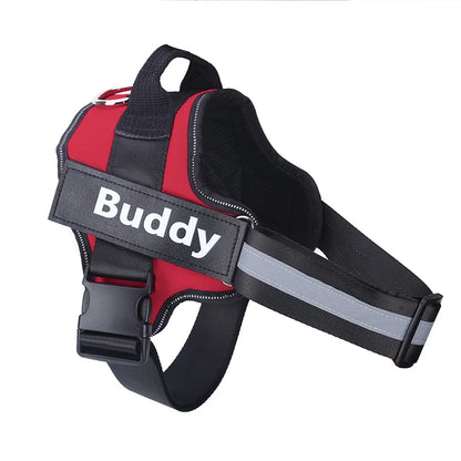 Personalized No-Pull Dog Harness | Reflective, Adjustable Vest with Name Patch