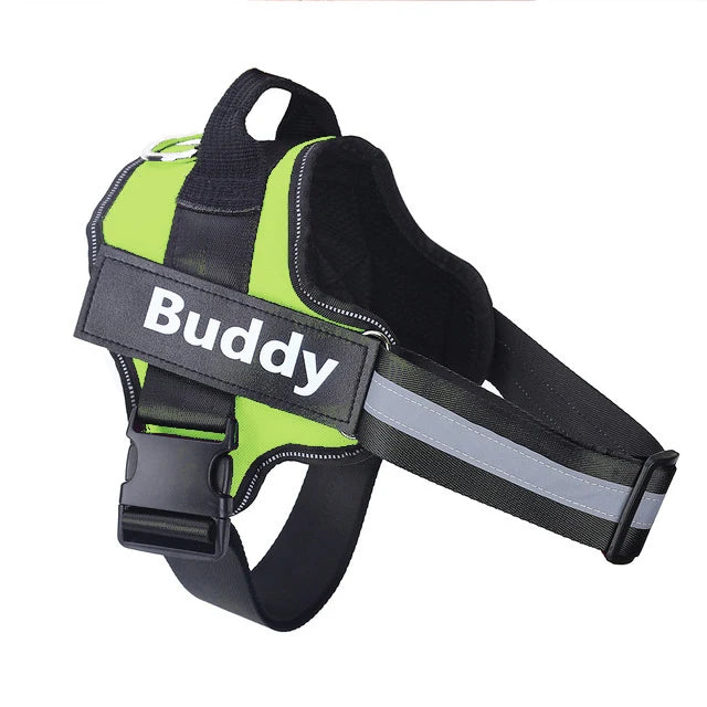 Personalized No-Pull Dog Harness | Reflective, Adjustable Vest with Name Patch