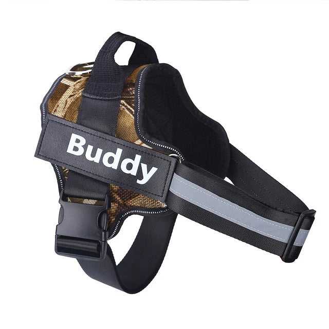 Personalized No-Pull Dog Harness | Reflective, Adjustable Vest with Name Patch