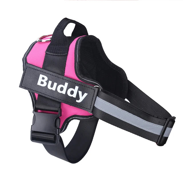 Personalized No-Pull Dog Harness | Reflective, Adjustable Vest with Name Patch