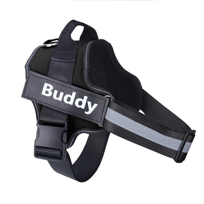 Personalized No-Pull Dog Harness | Reflective, Adjustable Vest with Name Patch