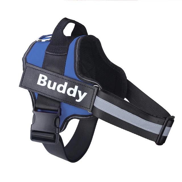 Personalized No-Pull Dog Harness | Reflective, Adjustable Vest with Name Patch