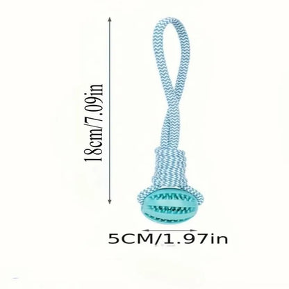 Durable Cotton Braided Rope Dog Toy | Tug, Fetch & Chew for Small/Medium Dogs