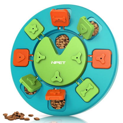Intermediate Dog Puzzle Feeder (14 Compartments) | Slow Eating & IQ Training Toy